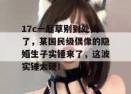 17c一起草别到处找了，某国民级偶像的隐婚生子实锤来了，这波实锤太硬！