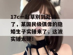 17c一起草别到处找了，某国民级偶像的隐婚生子实锤来了，这波实锤太硬！